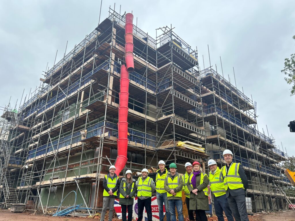 Homes in Sedgemoor topping out ceremony at Penlea House